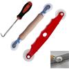 BigCheer 3 Pack Attrezzi Di Schermo Rotolamento Rullo Estrattore a Ruota Zanzariere Con 3.5mm Gancio Di Garza Rotella per Rete Zanzariera Ricambio Installare Schermi Di Finestre