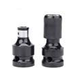 BigCheer 2 adattatori per avvitatore a percussione, adattatore per bussola, 1/2 su 1/4 pollici, accessorio per chiave a cricchetto, cacciavite, supporto per punte
