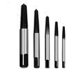 BigCheer estrattore viti danneggiate [5 pezzi in HSS 4241] - set di estrattori sinistro professionale, estrattore, strumento per estrarre viti, estrattori viti danneggiate, estrattore viti spanate