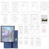 CLPA Samsung Galaxy Z Fold Smartphone Composition Viewer — Schermo interno — Spirale di Fibonacci, simmetria dinamica e altre 3 griglie — Mirino per registi — Prodotto in Australia