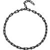 GoldChic Jewelry Girocollo a Catena a Ferro Di Cavallo Da Donna, Collana a Catena a Forma Di u Nera, Collana Alla Moda u-Link Da 6 Mm, Regali Di Gioielli Per Donne, Ragazze e Adolescenti