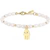 GAVU Bracciale Perle Donna, Bracciale da Donna con Perle Naturali di Acqua Dolce
