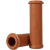 cyclingcolors Manopole moto 123 mm diametro 24 mm in gomma per manubrio compatibile con Vespa 50 L/R 125 VMA VNB 1-2 150 VBA, marrone
