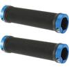 cyclingcolors Manopole bici lock-on 125 mm diametro 22 mm morbide unisex per manubrio MTB trekking strada scooter bici, blu