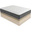 DUÉRMETE ONLINE Cambria Confezione Materasso viscoelastico Bio Nature Spessore 24 cm + Letto in Legno Pieghevole Grande capacità Colore Poliuretano, 150 x 190