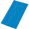 cyclingcolors Toppe autoadesive impermeabili per riparare tessuti vestiti tende zaini giacche e piumini 10x18cm, blu intenso