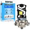 SOFOC P26S Lampadina LED Faro Moto Scooter Emissione Laterale 6000K Bianco 12V 24V AC/DC Ottimizzata Riflettore 1Pcs