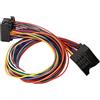 Aramox Adattatore di Prolunga PQ Cavo Adattatore di Prolunga PQ 40 Pin Cablaggio Universale per Autoradio con Prestazioni Stabili (60 cm)