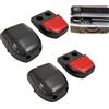 Zerabidpro 4 Pezzi Fischietti di cervo per veicoli, Accessori Auto, Moto e Camion, Fischietto di Allarme Animale in Plastica ABS, Nero, Prevenzione Incidenti e Protezione Veicoli