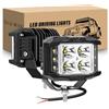 RIGIDON 2 Pcs Faro da Lavoro LED, 4 Pollici 10 cm 35W Spot Flood Luci di Lavoro, 12V 24V Fari di Profondità per Auto Fuoristrada Trattore Escavatore Camion SUV ATV 4x4, 6000K Bianca