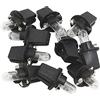 uxcell sourcingmap Dc 12V 1.2W T5 74 Led Indicatore Cruscotto Lato Giallo Luce Per Interni Auto 10pz