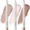 Exmiloo Set 3 Ombretti in Stick, Ombretto in Crema Waterproof, Tonalità Neutre con Finish Opaco e Brillante, Colore Modulabile, Lunga Tenuta, Vegan - Everyday Neutrals