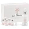 Dotor Beussi Kit Siero Viso Puro - Trattamento Viso e Décolleté Anti-Age con Acido Jaluronico, Collagene e Vitamina E - 5 Fiale Polveri Attive + Soluzione Attivatrice - Effetto Lifting
