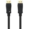 Brightium CAVO DISPLAYPORT 1.4 CERTIFICATO VESA, DP/M a DP/M, 2,0 metri, ideale per collegare schermi e dispositivi ad alta risoluzione.