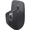 Rapoo I Mouse Wireless MT760MW, Mouse ottico con Adattatore, 4000 dpi, 2,4 GHz, Batteria Ricaricabile Nero