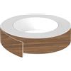 cyclingcolors 1x Bordo bordatura nastro per bordi in ABS senza colla 43 mm x 5 m spessore 0,80 mm pannello per mobili piano di lavoro laminato in legno, Rovere Casella marrone