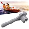 VBESTLIFE Chiave per Valvola dell'Aria per Kayak, Canoa e Gommone - Chiave a Spirale a 8 Denti Multiuso per Valvole Airlock, Adatta a Valvole Twist e Push-Pull, Strumento per Svuotament