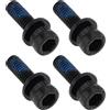 Be In Your Mind 4Pcs Viti M6x18mm per Pinza Freno MTB Adattatori per Freno a Disco Idraulico Compatibile con Shimano Bici 25mm Nero