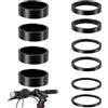 CONJURAIDE 10 pezzi Ahead Spacer 1 1/8 pollici, 2 3 5 10 mm, piastra in alluminio, distanziatore per bicicletta