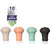 Vacu Vin Set Pompa Vino con Tappi Riutilizzabili - Set 4 Pezzi - Chiusura Ermetica per Bottiglie di Vino
