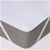 Lavea® Coprimaterasso - 160x200 cm - Protezione impermeabile del materasso, miscela cotone/poliestere traspirante, con 4 angoli elastici, ipoallergenico, pratico e durabile - bianco