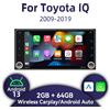 Barlckxs 2 Din Android Radio per Toyota IQ 2009-2019 7 "Schermo Wireless Carplay Auto Multimedia Navigazione GPS Unità principale Stereo Autoradio