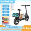 AOVOPRO ES1PLUS Bicicletta Elettrica 500W con Sedile, Scooter Elettrico per Adulti, Batteria 54.6V22.5Ah, Autonomia 100KM, Velocità 35km/h, Ruote da 14 Pollici con APP