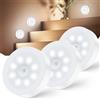 NONE Luci Intelligenti per Armadietti con Sensore di Movimento, Lampada Ricaricabile USB Wireless con Fissaggio Magnetico, Luce Notturna per Cucina, Camera da Letto, Scale