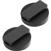 Zerabidpro 2 Pezzi Blocco di Supporto in Gomma per Gatto Idraulico, Compatibile con BMW e Mini, Protezione Antiscivolo per Sollevamento Auto, Nero, Durevole e Resistente a Corrosione e Temperature Alte