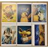 Pokemon x Van Gogh Museum Exclusive Postcard Set Pikachu With Grey Felt Hat