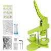 Victool Macchina per bottoni da 25 mm con 100 pezzi per bottoni, taglierina per immagini e cerchi, Pressa push-pull Bottoni Pin Maker per spille, regali fai da te, creazione di bottoni