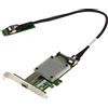 KALEA-INFORMATIQUE Scheda M2 1 porta di rete in fibra SFP+ 10G 10 GIGABIT ETHERNET per porta M.2 M Key, con chipset Intel JL82599EN. Collegamento SFF-8087 40 cm.
