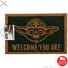 Boooh.it ZERBINO STAR WARS YODA '' WELCOME YOU ARE '' TAPPETO ORIGINALE DISNEY | IDEA REGALO