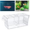 Parthan Piscina per allevamento, acquario, piscina per bambini in quarantena, per pesci incinti, piccoli pesci, gamberetti, pesci pagliaccio, 220 x 95 x 100 mm