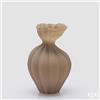 Enzo De Gasperi EDG Enzo De Gasperi Vaso Flow Sinuoso H30.5 cm Tortora