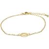 LUXENTER Bracciale finito oro giallo 18k - Alphabet