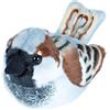 Wild Republic Audubon Bird, Passero domestico con autentico suono d'uccello, peluche, giocattolo per uccelli per bambini e birdwatcher, 18 cm