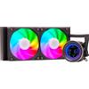 Itek Dissipatore a Liquido Arctic Sphere 240mm con Display LCD 2.8, Ventole ARGB PWM, Compatibilità Universale CPU e Software di Controllo