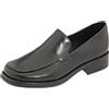 Franco Sarto Women's Bocca Slip-On Loafer, Black Leather, 9.5 W