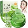 ChaneeHann 60 cuscinetti lenitivi per gli occhi con aloe vera, maschera idratante per la cura delicata, riduce le occhiaie e il gonfiore