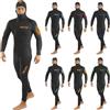 SEAC Liberty Long Man 7mm - Muta Umida Monopezzo da Uomo con Cappuccio Integrato - Neoprene Resistente con Rinforzi Supratex su Ginocchia, Spalle e Fondo Schiena - Taglie a Colori