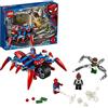 LEGO Super Heroes Spider-Man vs. Doc Ock, Set da Costruzione 2in1 con Spider-Girl e la Moto, 76148