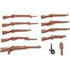 BricksStuff BrickArms WW1 WWI Set di Armi Custom Arma, per Le Figure Lego®
