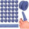 LAOJU 30 bende per dita, tubolari, elastiche, blu, per slogature, per lavoro, cucina, sport e fitness