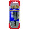 TIVOLY A21 - Pack di 6 punte per metallo DIN 338 HSS + TiN, diametro 2, 3, 4, 5, 6, 8 mm