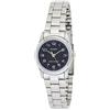 Casio Orologio da polso da donna al quarzo classico cinturino in acciaio inox grigio cassa in ottone display analogico nero - LTP-V001D-1B