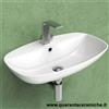CERAMICA FLAMINIA Flaminia Nudaslim 60 da appoggio o sospeso con piano rubinetteria 1 foro