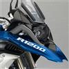 BLACK DOVES GRAPHICS 2pz Adesivi compatibili con Becco Anteriore Moto R 1200 GS LC Motorrad (Bianco)