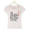 PEPE JEANS Latham T-Shirt Donna 2XS Maniche Corte Collo Rotondo Stampa Logo Rosa