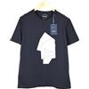 ZAPA T-Shirt Uomo XL Manica Corta Blu Scuro Con Logo Collo Giro